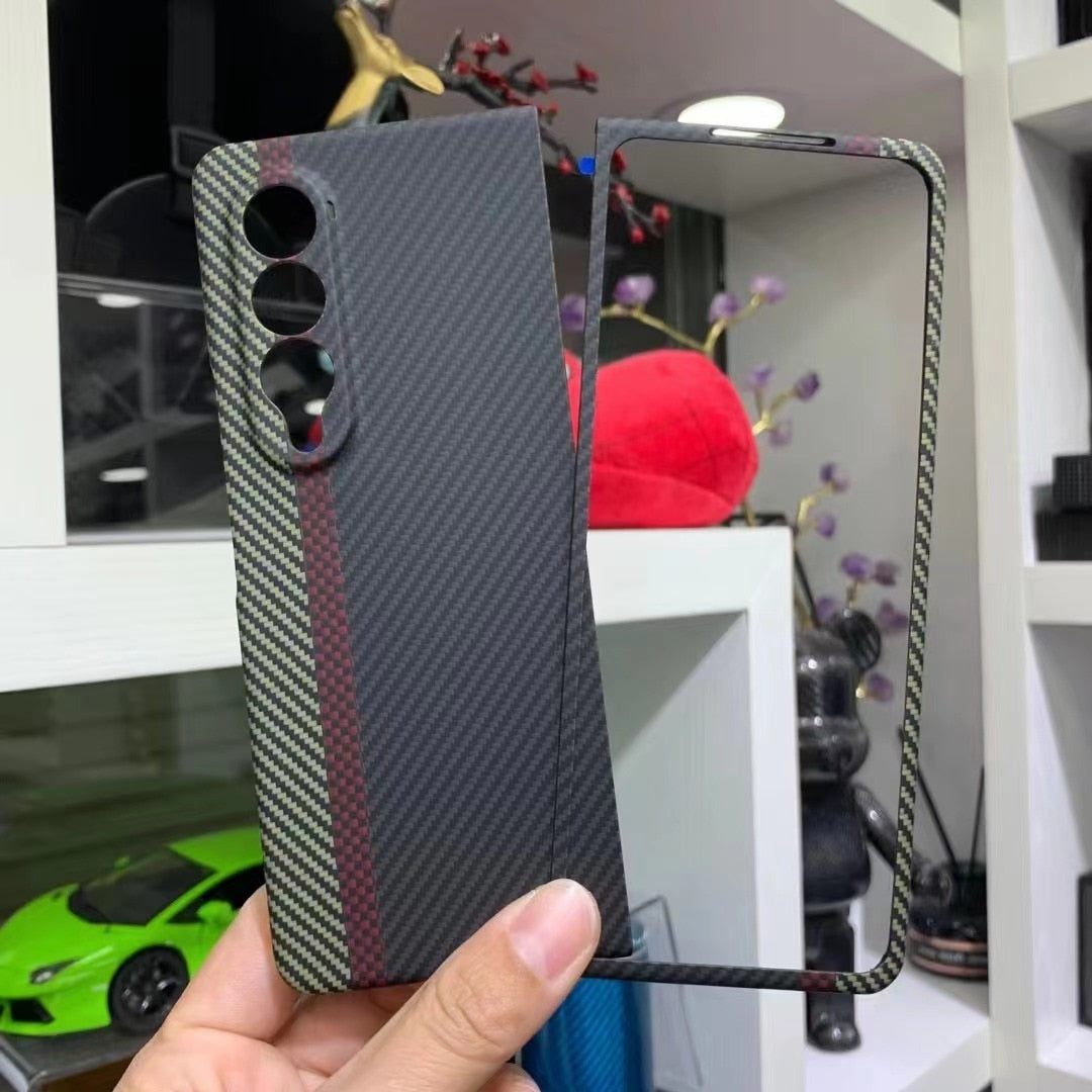 Real Carbon Fiber Case For Samsung Galaxy Z Fold - Premium Mobile Phone Cases from Dressmycell.com - Just $50! Shop now at Dressmycell.com Real Carbon Fiber Case For Samsung Galaxy Z Fold - Premium Mobile Phone Cases from Dressmycell.com - Just $50! Shop now at Dressmycell.com